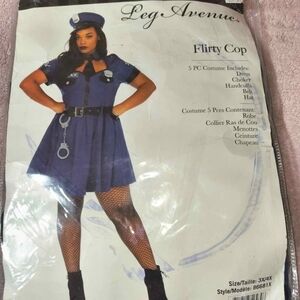 Leg Avenue Flirty Cop PLUS woman's 3x/4x Costume